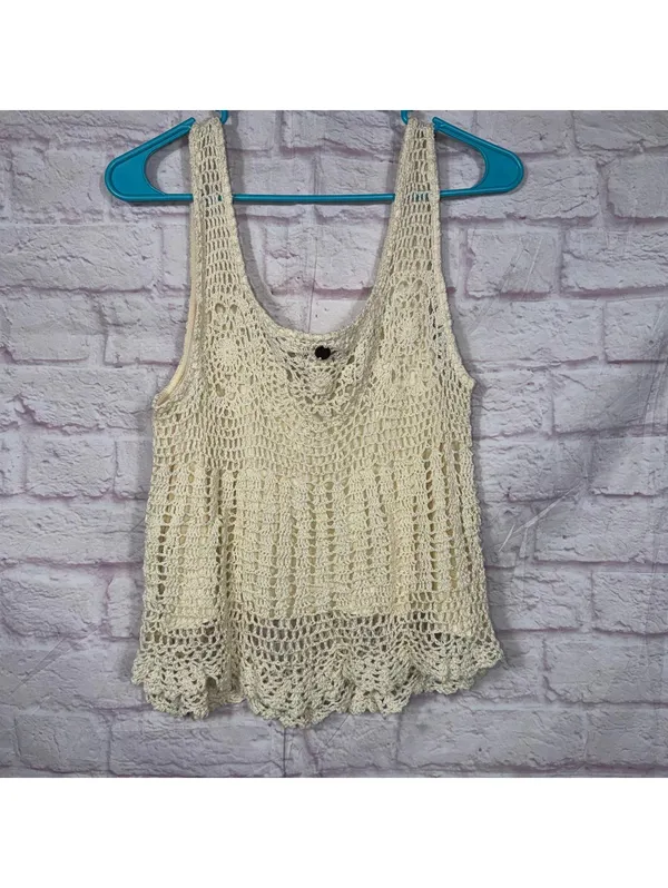 Billabong Medium Designer's Closet Crochet Tank Top - Image 7