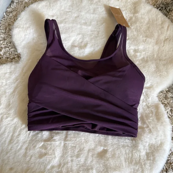Berlook Activewear Purple Mesh Cross - Image 8