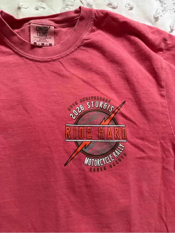 Comfort Colors Ride Hard Short-Sleeve Tee - Coral - Image 3