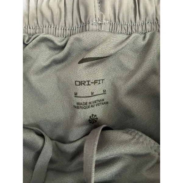 Nike Dri-FIT Women’s Running Shorts Size M Gray Built-In Liner Athletic - Image 2