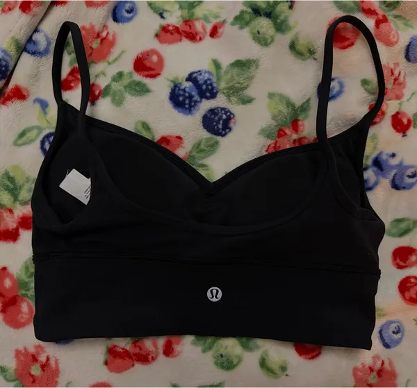 Lululemon Align Sweetheart Bra A/B Cup Light Support Black - Image 2