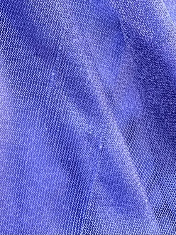 ☀️Tadashi Shoji Cobalt Blue Ruched Arymetric Draped Chiffon Evening Gown Sz 4🧡 - Image 11