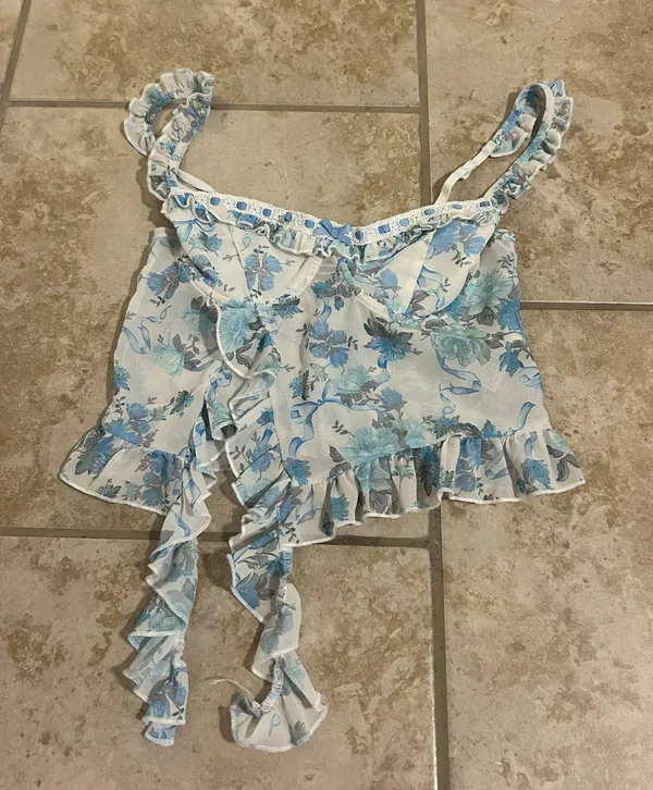 Cascade Ruffled Bra Top - Image 2