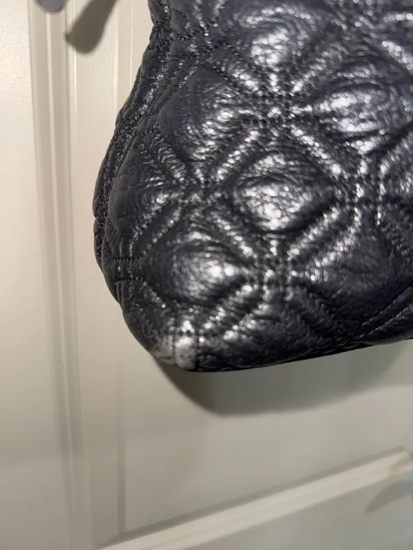 Kate Spade Small Rachelle Astor Court Quilted Satchel Black 100% Leather Purse - Image 5