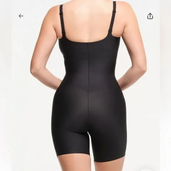Skims Body Unlined Plunge Mid Thigh Bodysuit Onyx XS. NWT ( SOLD OUT) - Image 2