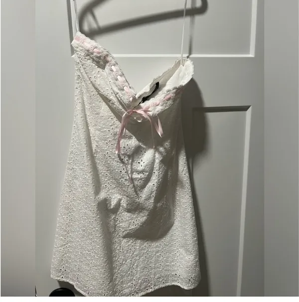 NWT Whitefox Eyelet Mini Dress - Image 6