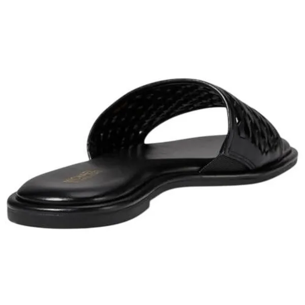 Michael Michael Kors Womens Saylor Perforated Slide Sandals Black 6.5M - Image 12
