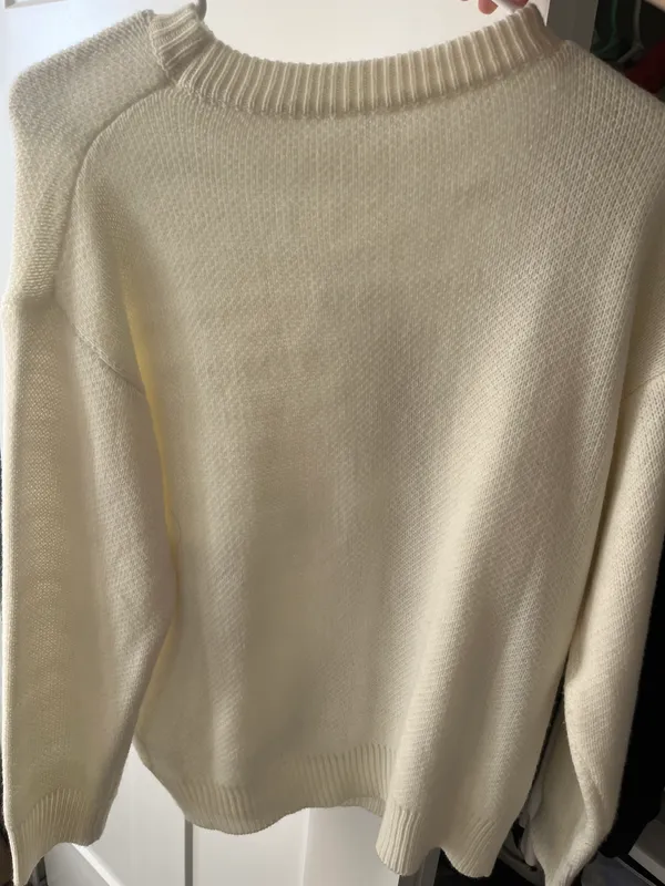 Frank Ocean Knit Sweater White Size M - Image 2