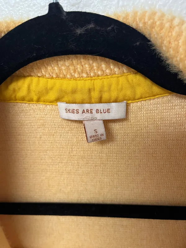 Skies Are Blue Yellow shirt jacket - Image 3