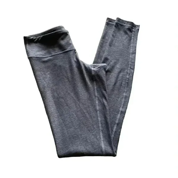 Lululemon Gray Skinny Womens Athletic Leggings Soft Sz 4 - Image 4