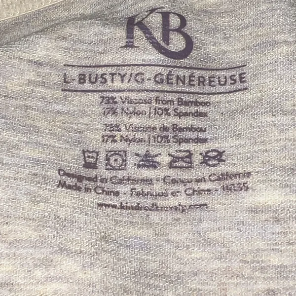 Kindred Bravely Sublime Bamboo Hands-Free Pumping Lounge & Sleep Bra L-Busty New - Image 3