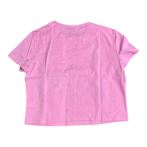 Pink Graphic Baby Tee Size Women's L Y2K Tiger Top NWOT - Image 4