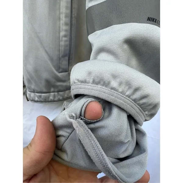 Nike Element Dri-Fit Grey Full Zip Sweatshirt Size Large - Flaws See Photos - Image 4