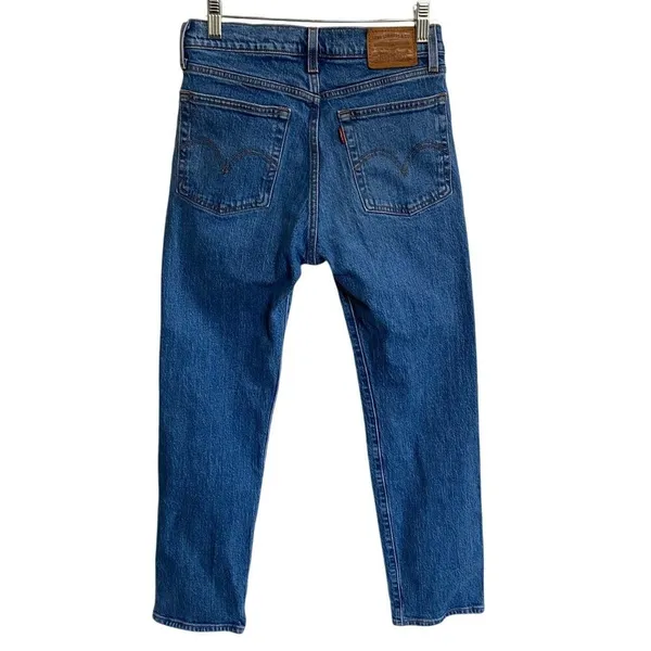 Levi's Wedgie Straight‎ Medium Wash 25 X 27 - Excellent - Image 6