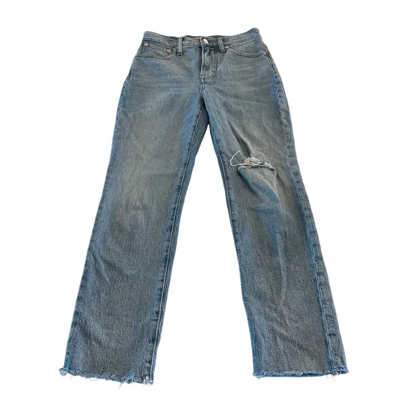 Madewell The Perfect Vintage Crop Jean Rosabelle Wash: Comfort Stretch‎ Edition - Image 3