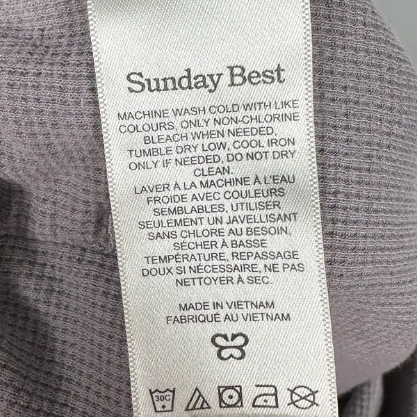 Aritzia Sunday Best Jogger‎ Sweatpants Gray Lounge Athleisure Drawstring Size S - Image 8