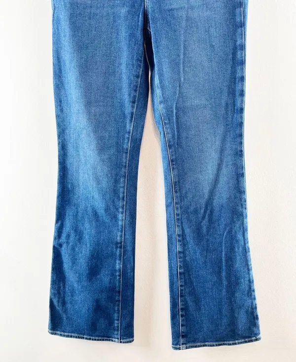 Paige Skyline Mid Rise 5 Pocket Denim Bootcut Jeans Blue 28 / 6 - Image 9