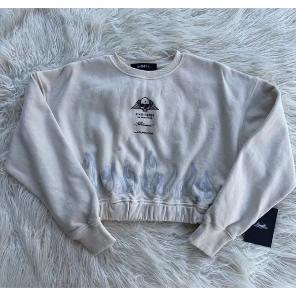 Civil Regime Cropped Sweatshirt Size Small - Image 2
