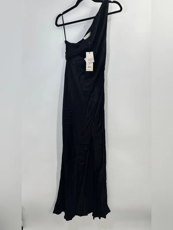 Bec + Bridge Sol Asymmetrical Dress in Black AU10/US6 - Image 5