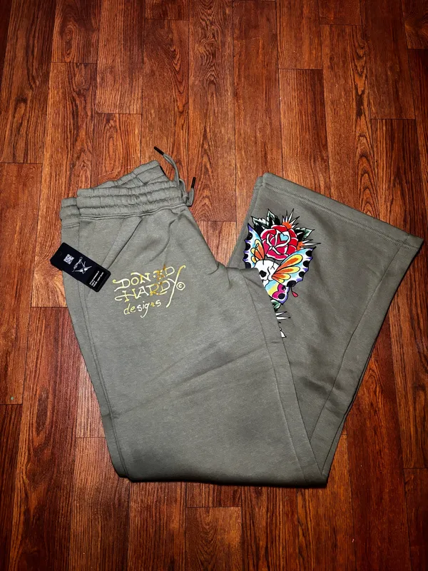 Green Ed Hardy Pants - Image 3