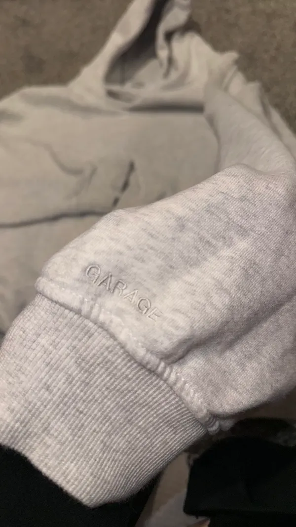 Garage Grey Hoodie - Image 3