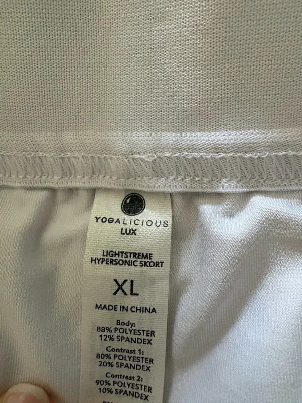 Yogalicious White Lightstreme Hypersonic Skort - Image 7
