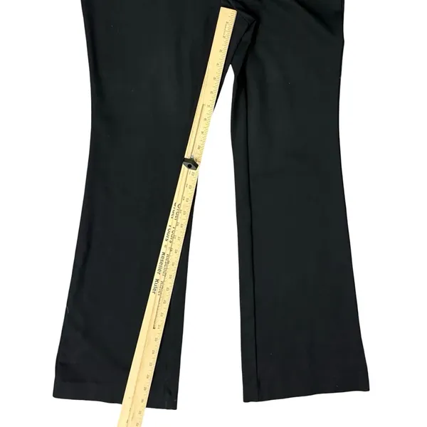 Alfani Black Stretch Button Detail Bootcut Slacks Trousers size M Professional - Image 6