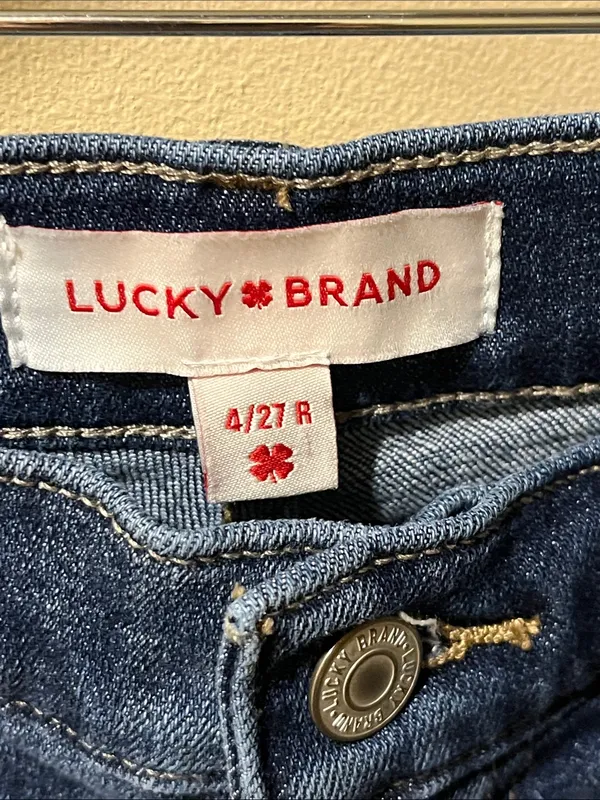 Lucky Brand Straight Leg Jeans in Medium Blue Wash - Image 2