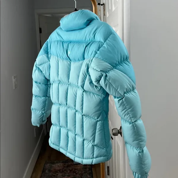 Marmot Goose Down 650 Blue Colorblock Warm Winter Puffer Snow Jacket Women's XS - Image 5