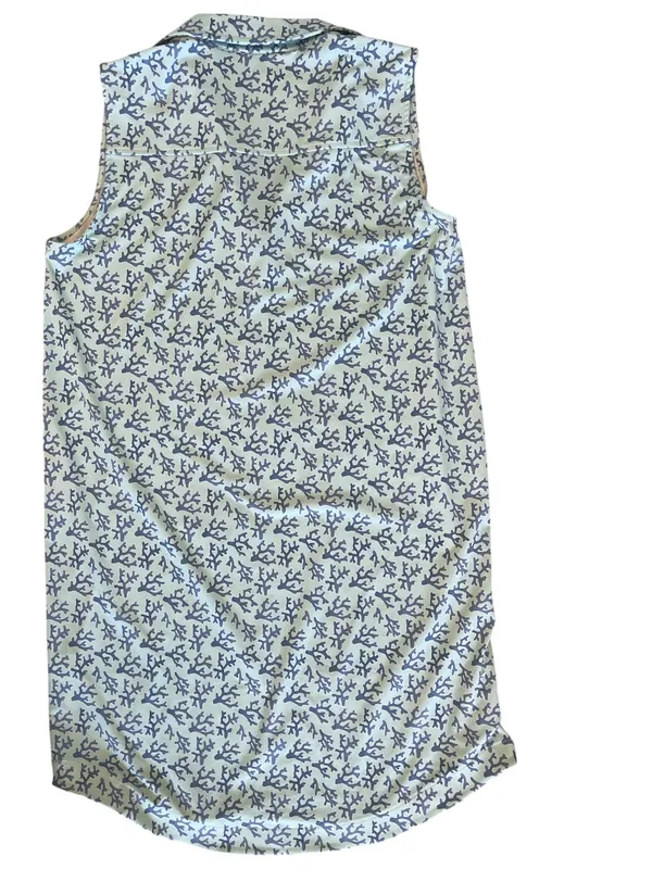 Vineyard Vines Performance Dress Sankaty Lucaya Blue Coral Reef Size Medium - Image 3