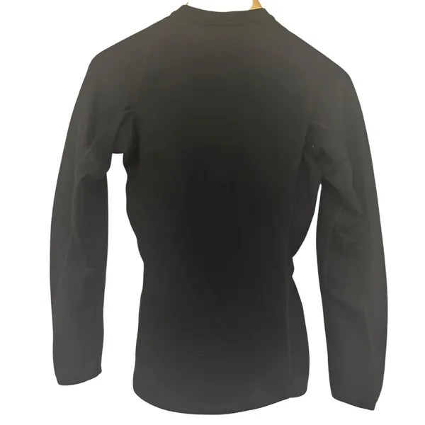 Patagonia Capilene Performance Base Layer Top Black Long Sleeve Crewneck Ski S - Image 2
