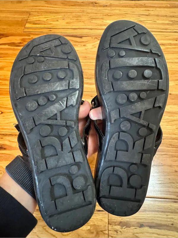 Prada sandals‎ size 6/36 Black - Image 4