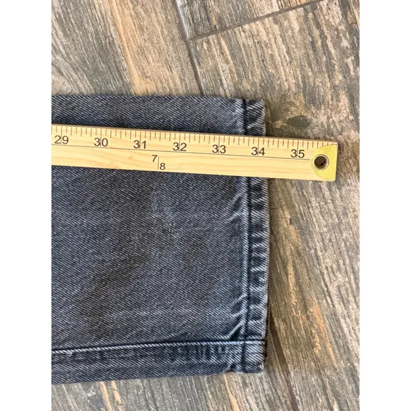 Vintage Rockies High Waist Western Jeans‎ Faded Black Distressed 26x34 Bareback - Image 8