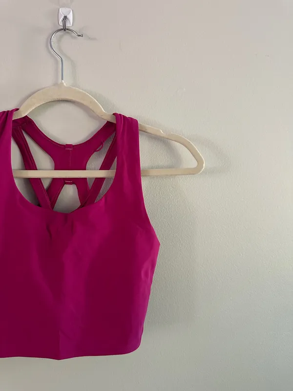 Lululemon Stash It Bra *Medium Support, B/C Cup Ripened Raspberry - Image 7