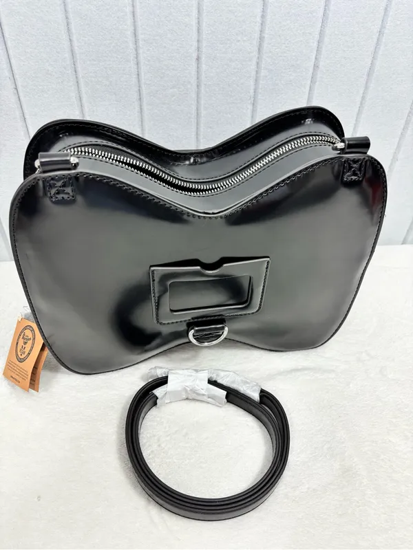 Dr. Martens Black Kiev VEGAN Bow Bag Crossbody Backpack 2-Way Purse - Image 7