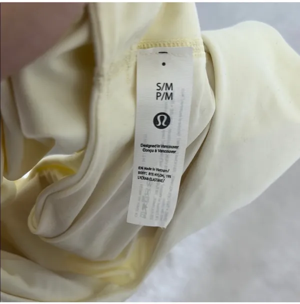 Lululemon Butter Yellow sports bra - Image 5