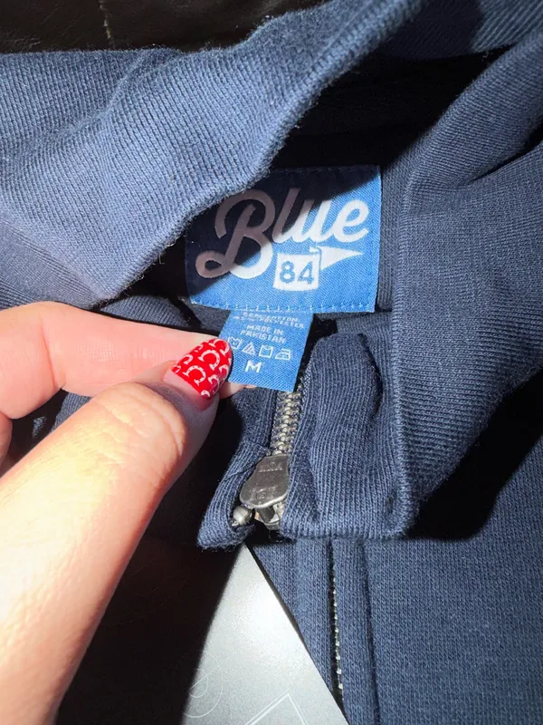 Pacers zip up Blue Size M - Image 2