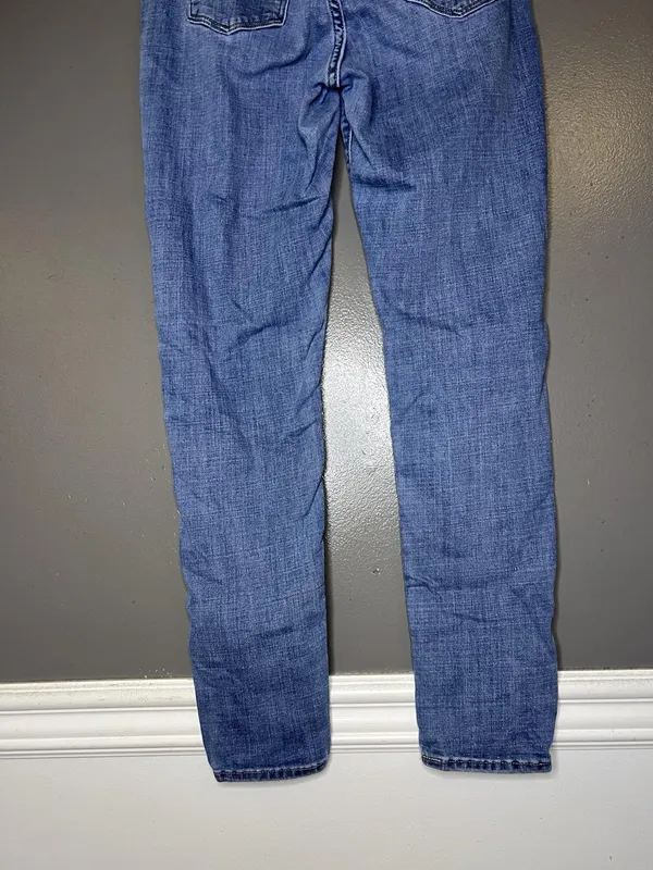 Levis Curvy Skinny Jeans Womens 28 Medium Wash Blue Mid Rise Stretch Denim - Image 6