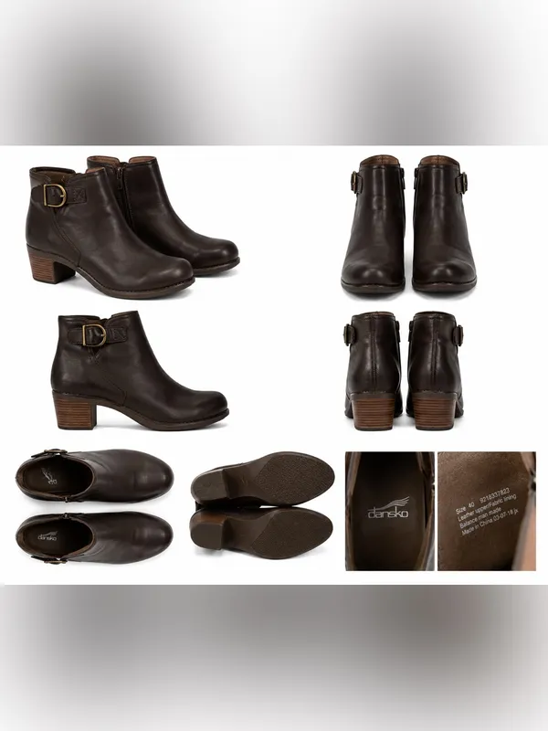 Dansko Brown Leather Ankle Booties. Size 40 (approximately US Women’s 9–9.5) - Image 8