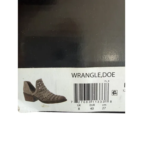 ⁠Fergalicious by Fergie Wrangle Ankle Boots Booties Doe Tan Women's Size 10 NEW⁠ - Image 5
