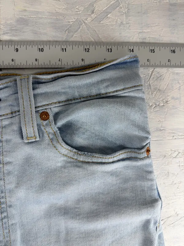 Levi’s Ribcage Straight Ankle Jeans Light Wash Women 27‎ High Rise - Image 7