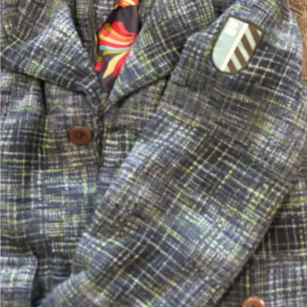B by Burton Wool Blend Tweed Large – Hooded, Floral Lining, Warm Snowboard Coat - Image 9