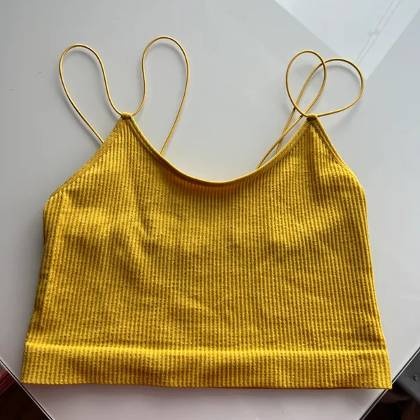 Ellie Seamless Yellow Tank Top - Image 4
