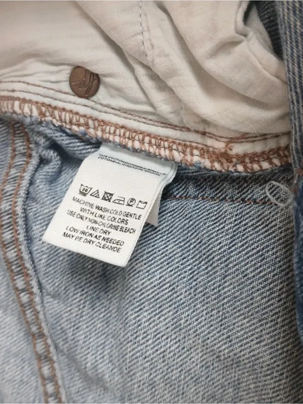 We The Free Denim Front-Zip Mini Skirt - Image 4