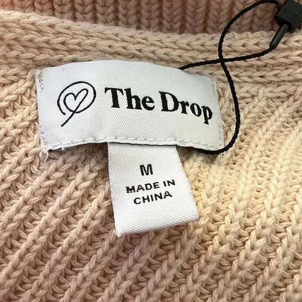The Drop Claire Double V-Neck Textured Rib Sweater Tank Women’s Medium - Image 3