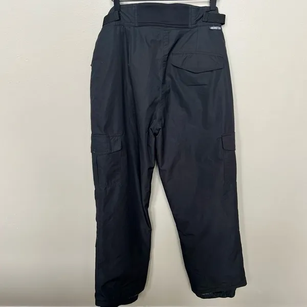 Obermeyer Utility Cargo Black Ski Snow Pants Waterproof Insulated Ladies Size 8 - Image 8