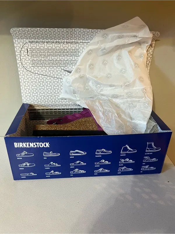 Birkenstock Gizeh Purple Braided Thong Sandals 36 US size ladies 5 - Image 7