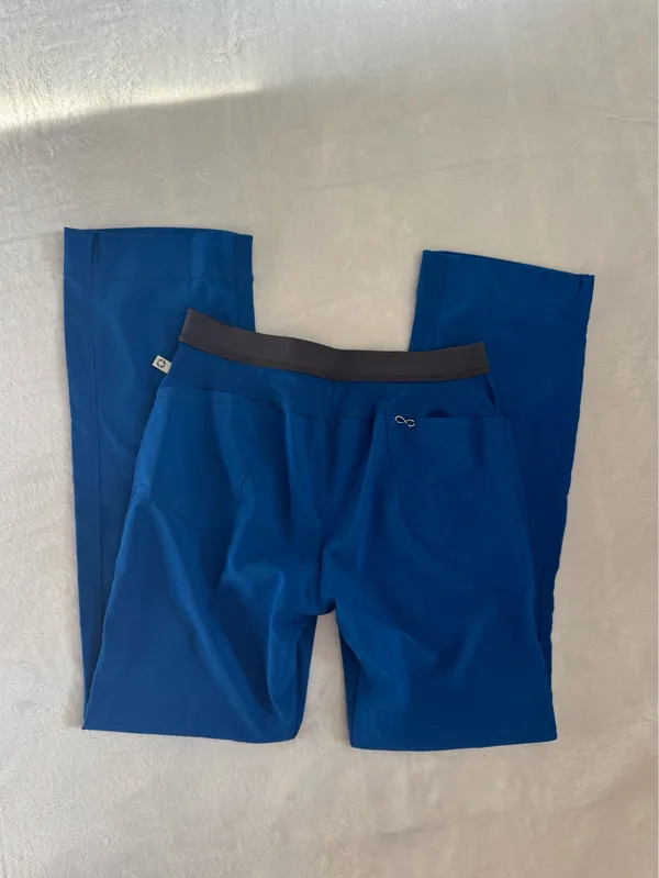 Cherokee Infinity Royal Blue Scrub Pants - size small - Image 3