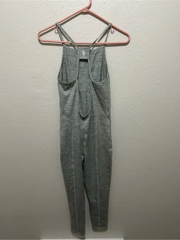 Free People Movement Ashford Side to Side Jumpsuit Gray Medium Activewear - Image 7