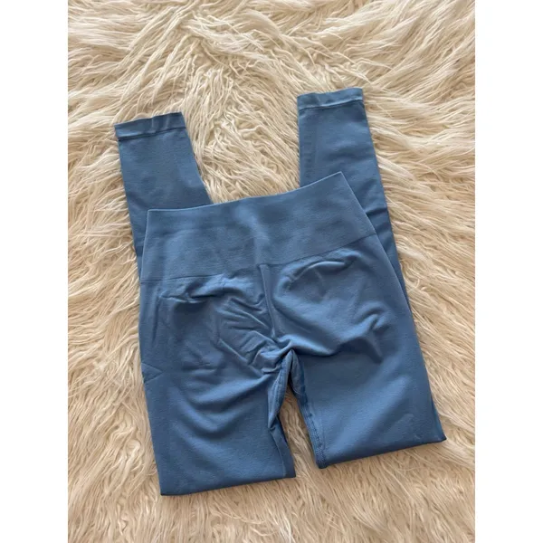 Alphalete Amplify Leggings Washed Denim Size Small - Image 5